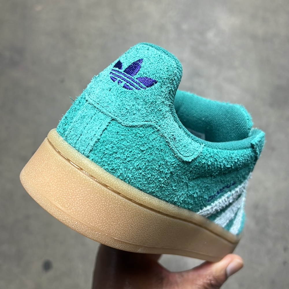 WMNS ADIDAS ORIGINALS
CAMPUS 00s TEAL PURPLE NEON GUM SHOES SNEAKERS WOMAN 7PM - Picture 7 of 9
